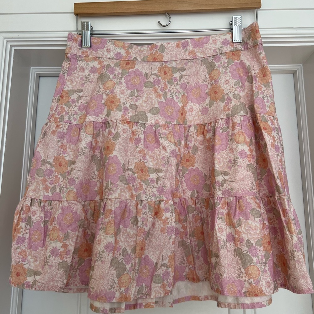 Rhythm floral skirt. Size 8